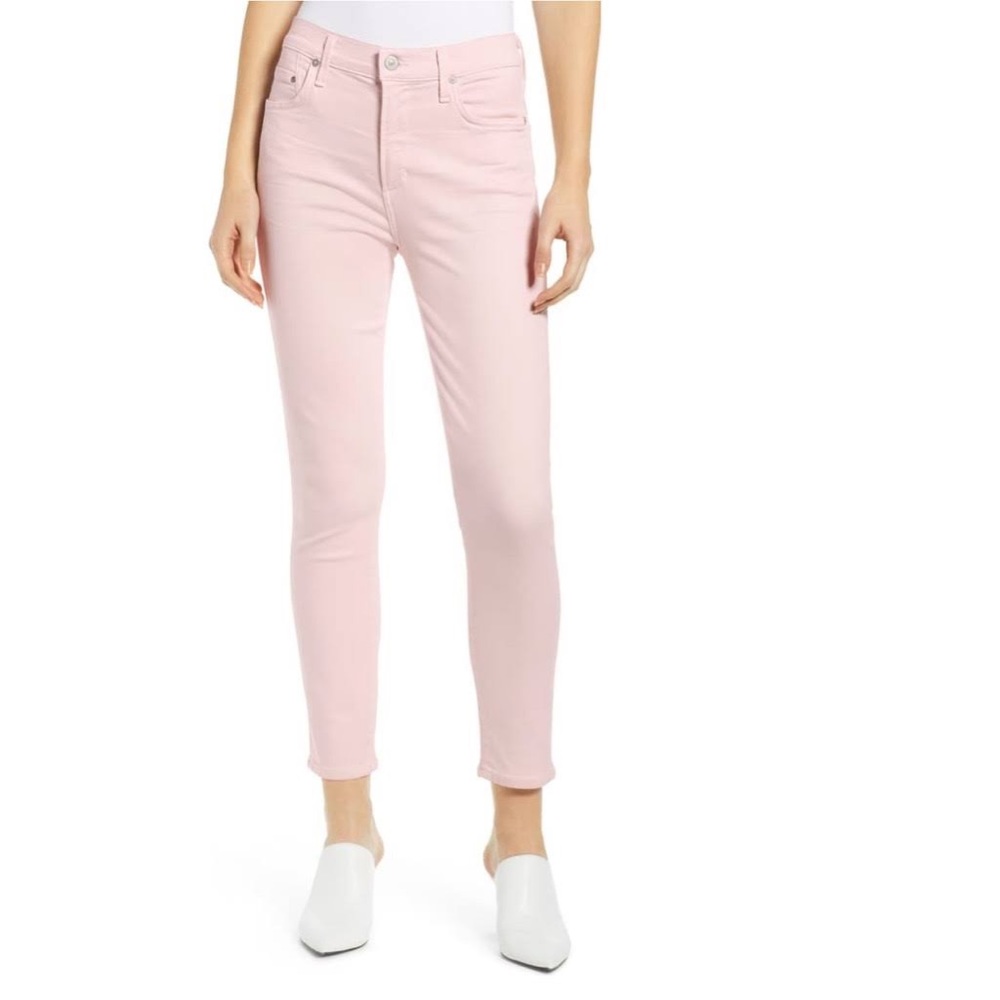 Citizens of Humanity Blush Rocket Crop Skinny Jean